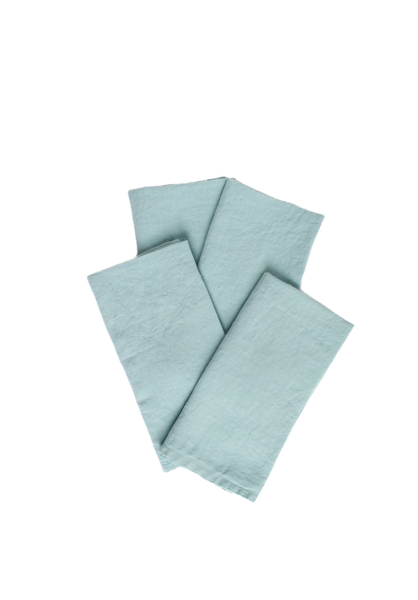 Set of Four Pool Linen Napkins