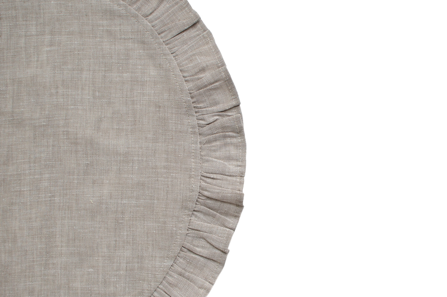 Set of Two Linen Placemats in Oatmeal