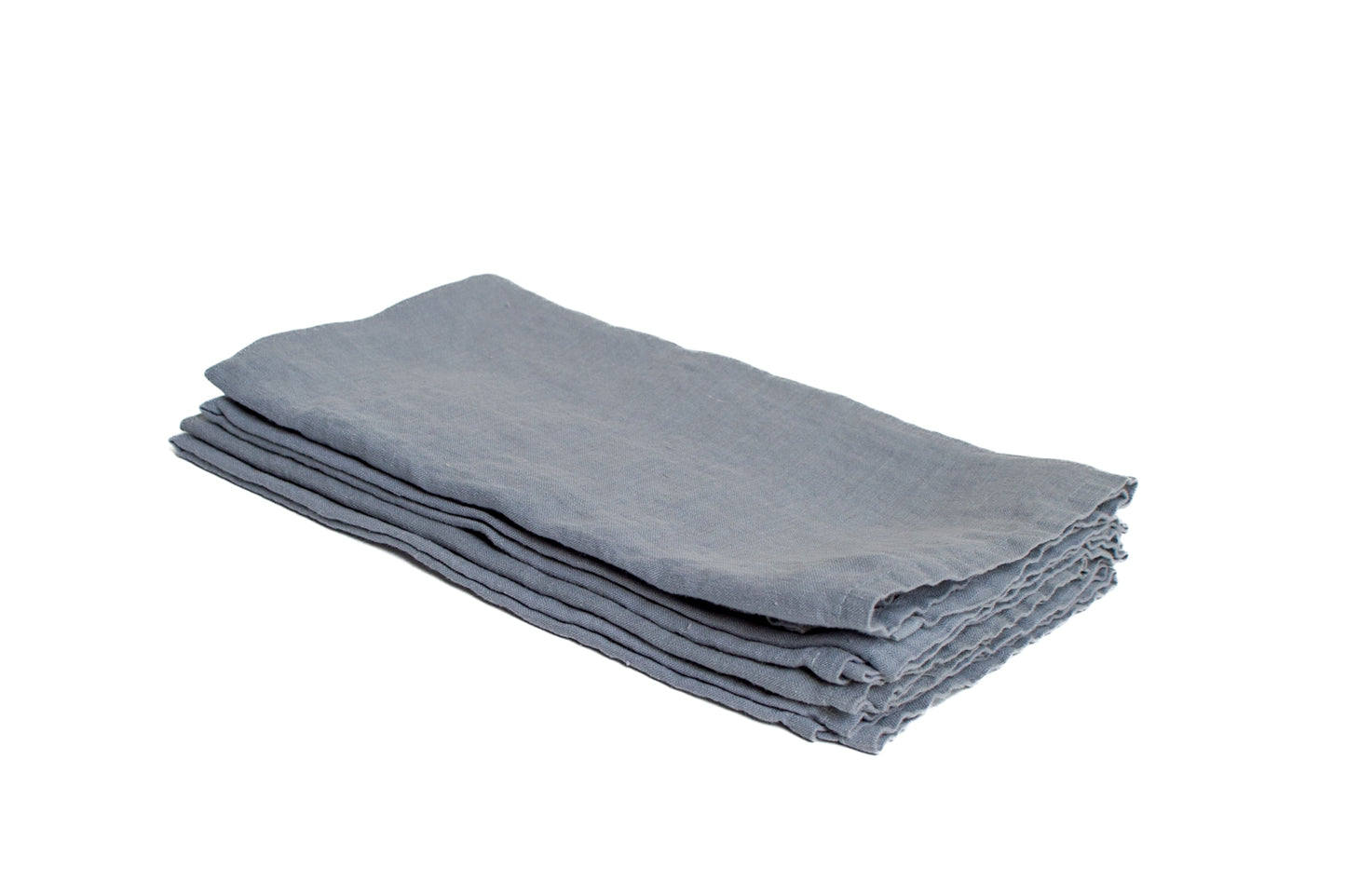 Set of Four Oyster Linen Napkins